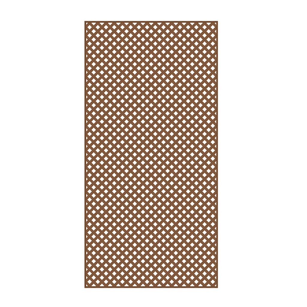 [140001236] PANEL LAT. PVC REG. 4X8 REDWOOD
