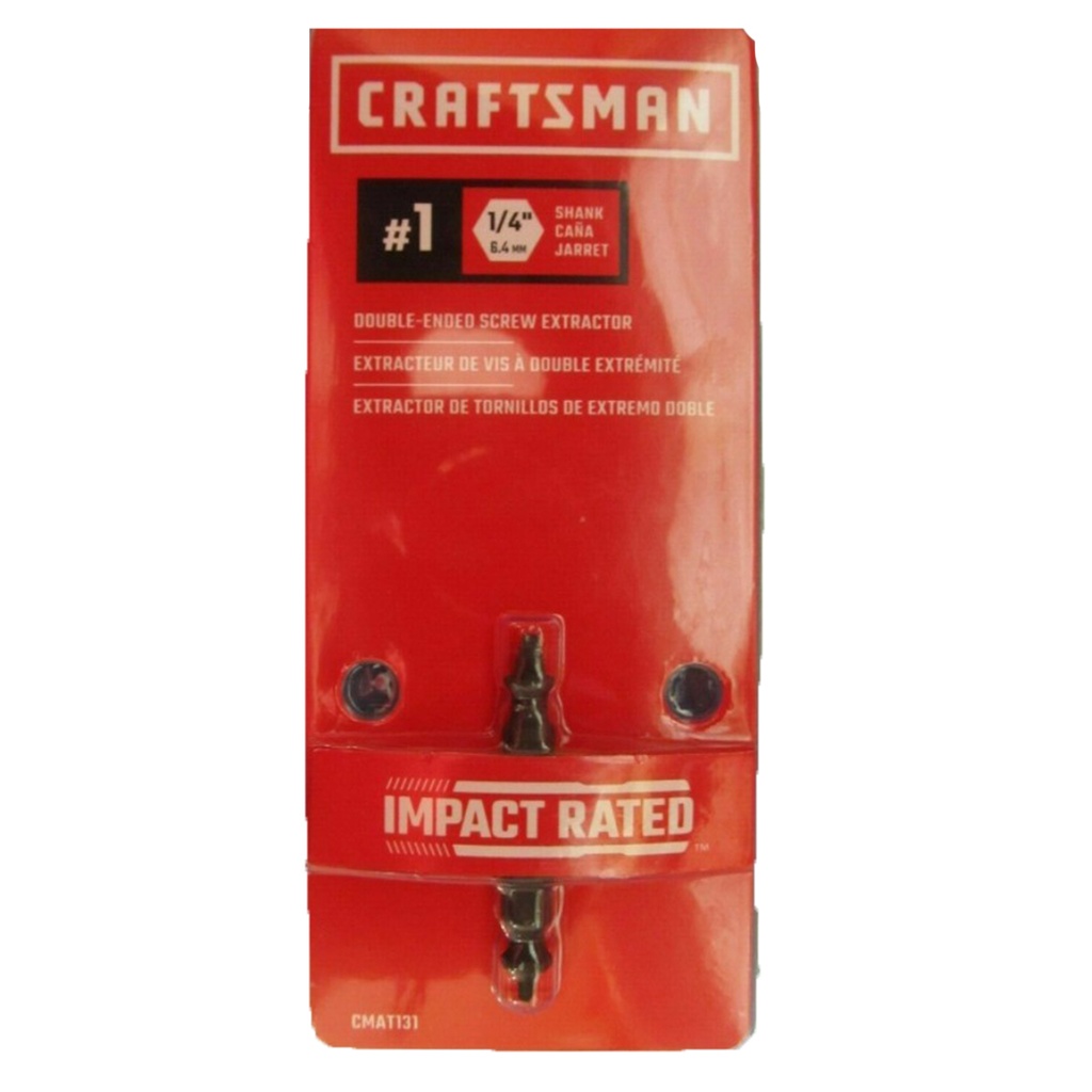 Craftsman #1 M2 High Speed Steel Double-Ended Screw Extractor 1 Pc