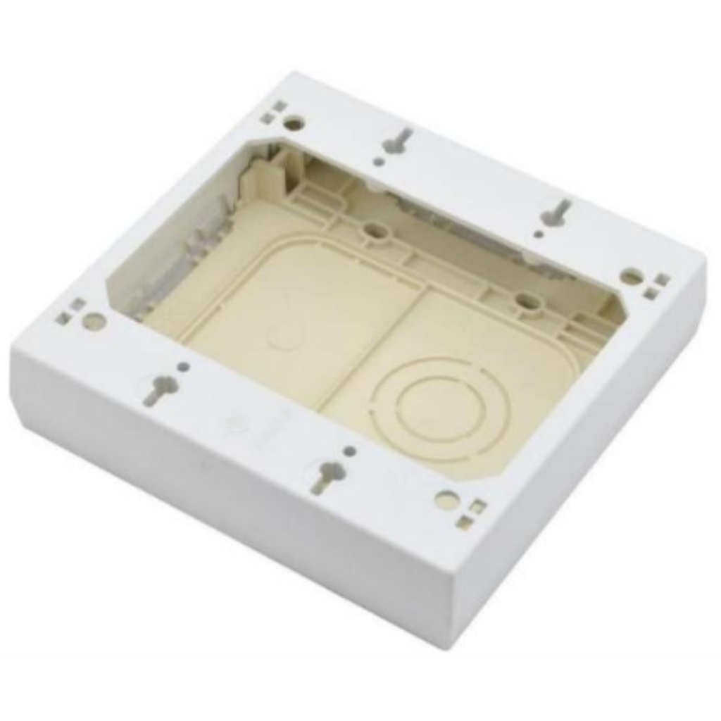 W/TEC CAJA PLASTICA 4X4 IVORY