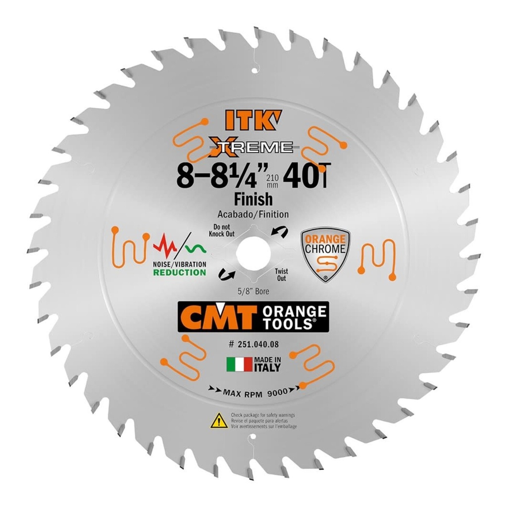 CMT 8-1/4 in X 40 X 5/8 in ITK General Purpose Blade - 251.040.08