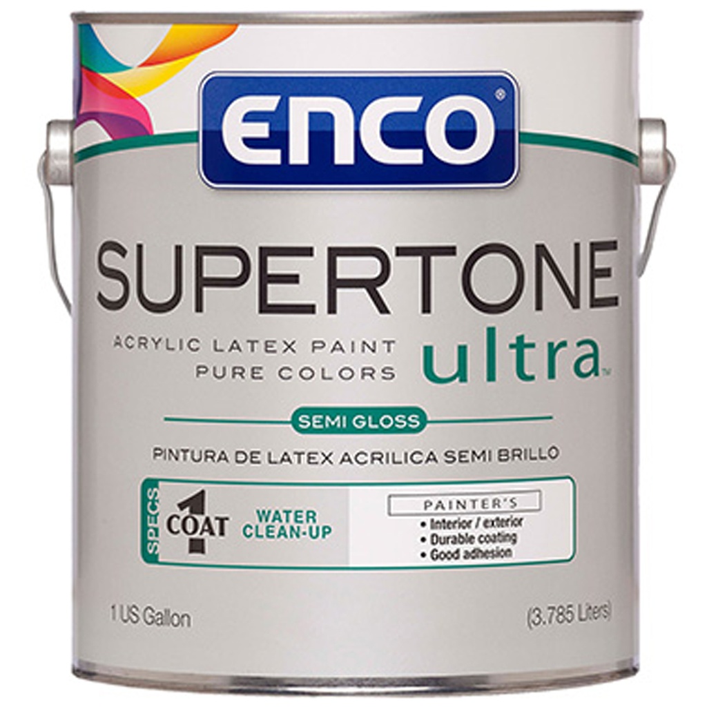 ENCO SUPERTONE S/G W/P WHT GL