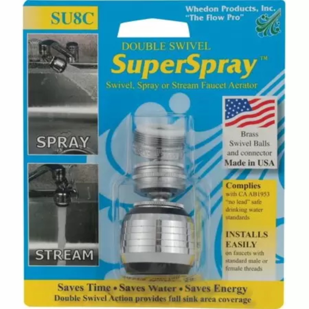 DOUBLE SWIVEL SUPERSPRAY
