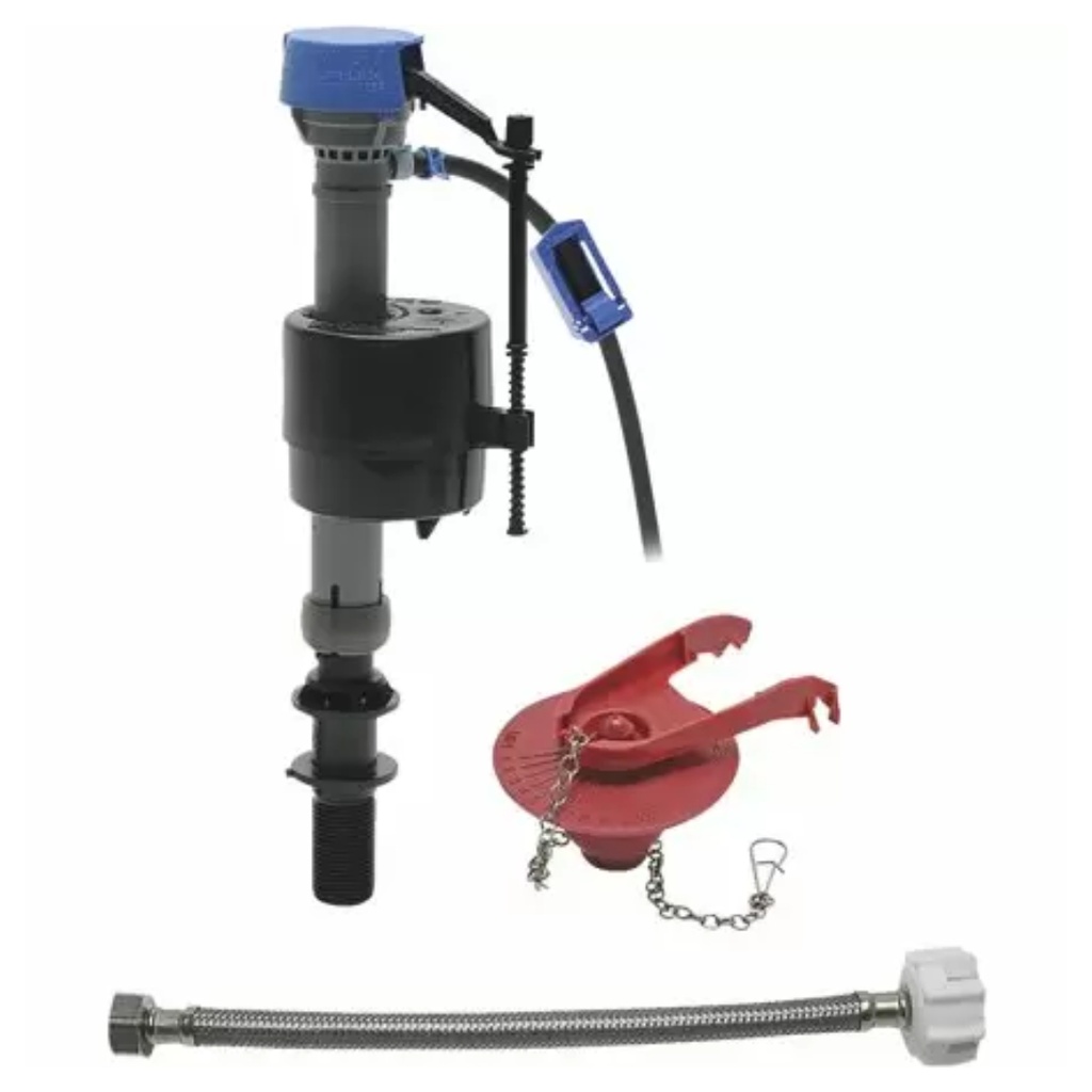 Fluidmaster Performax Fill Valve and Flapper Kit White Plastic