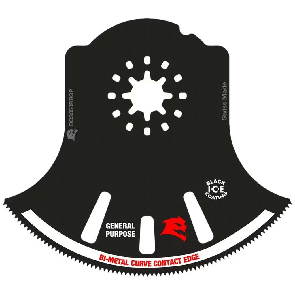 [DOS350RBGP] Diablo Starlock 3-1/2 in. X 3-1/2 in. W Bi-Metal Semi-Circle Oscillating Blade General Purpose Cuts