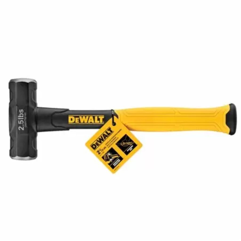 DeWalt 2.5 Lb Steel Engineering Hammer 12 in. Fiberglass Handle