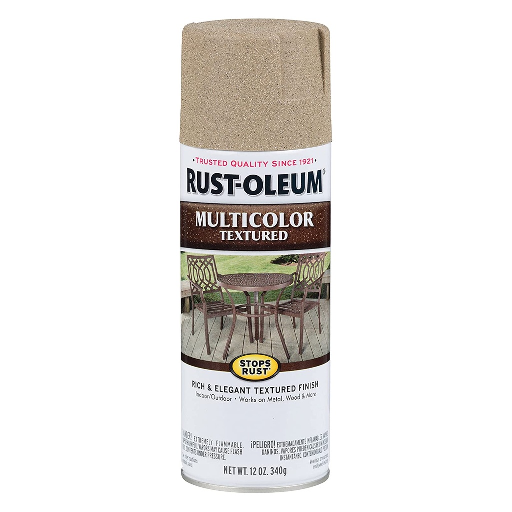 Rust-Oleum Stops Rust MultiColor Textured Desert Bisque Spray Paint 12 Oz