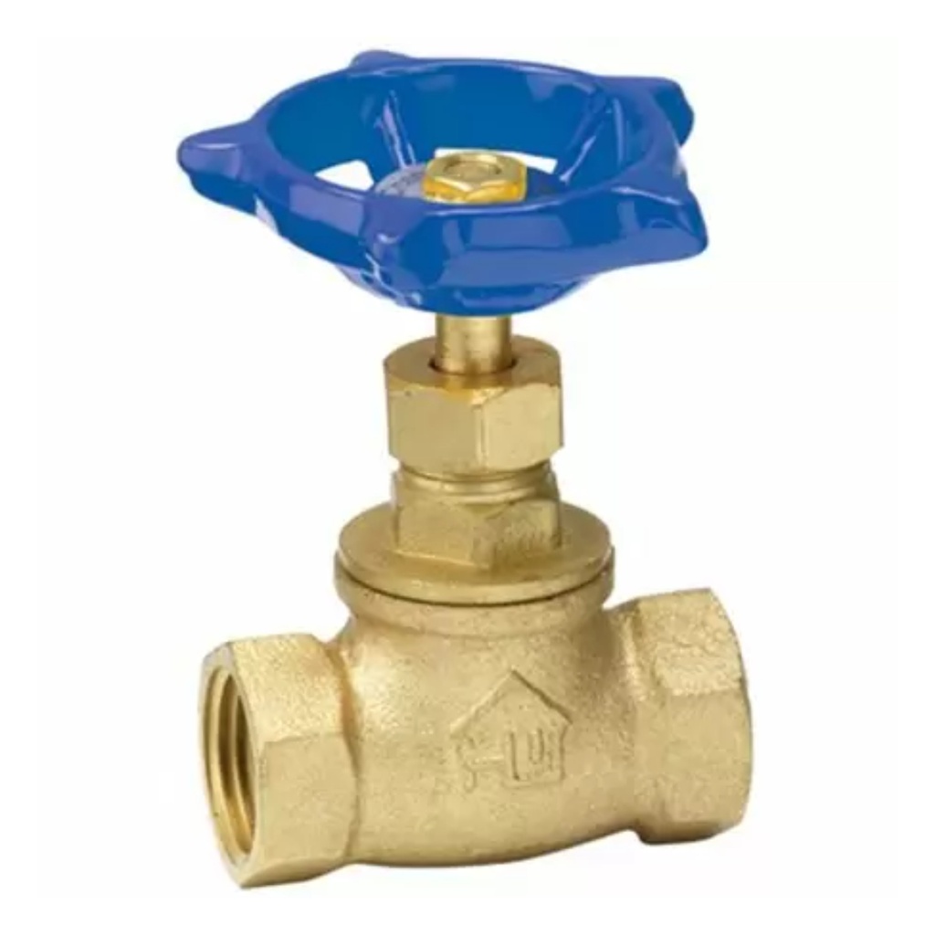 Homewerks 1/2 in. FIP X 1/2 in. FIP Brass Stop Valve