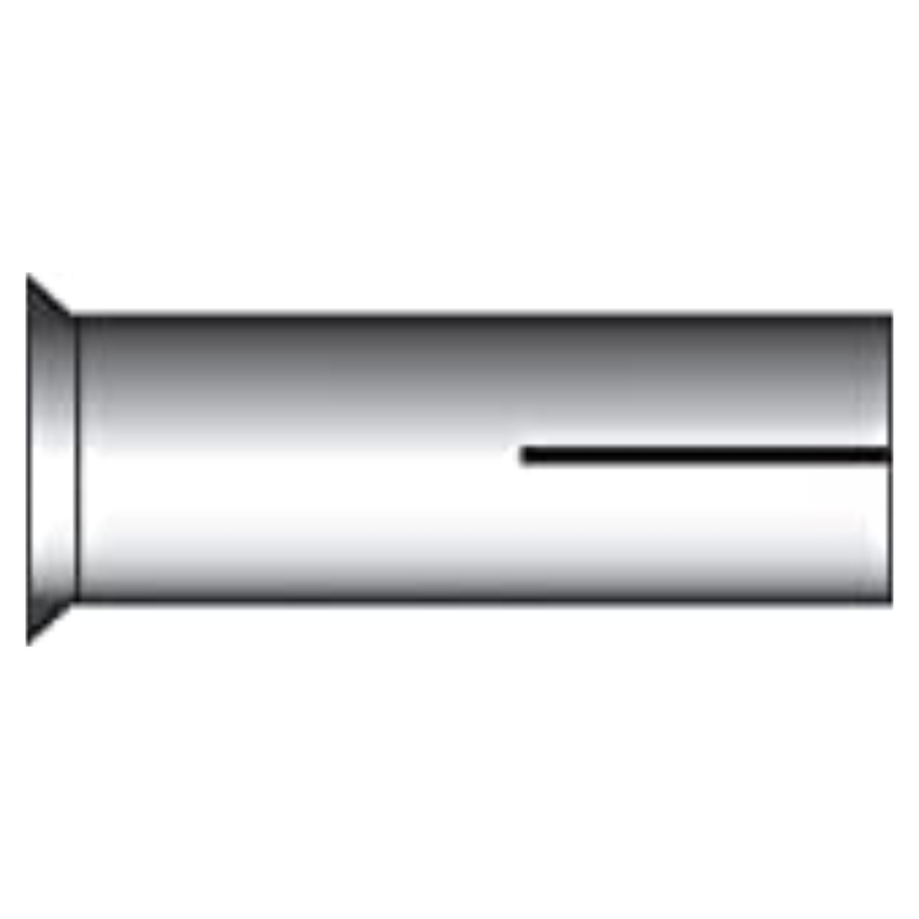 HILLMAN 1/2 in. D X 2 in. L Steel Round Head Drop-in Anchors 50 Pk