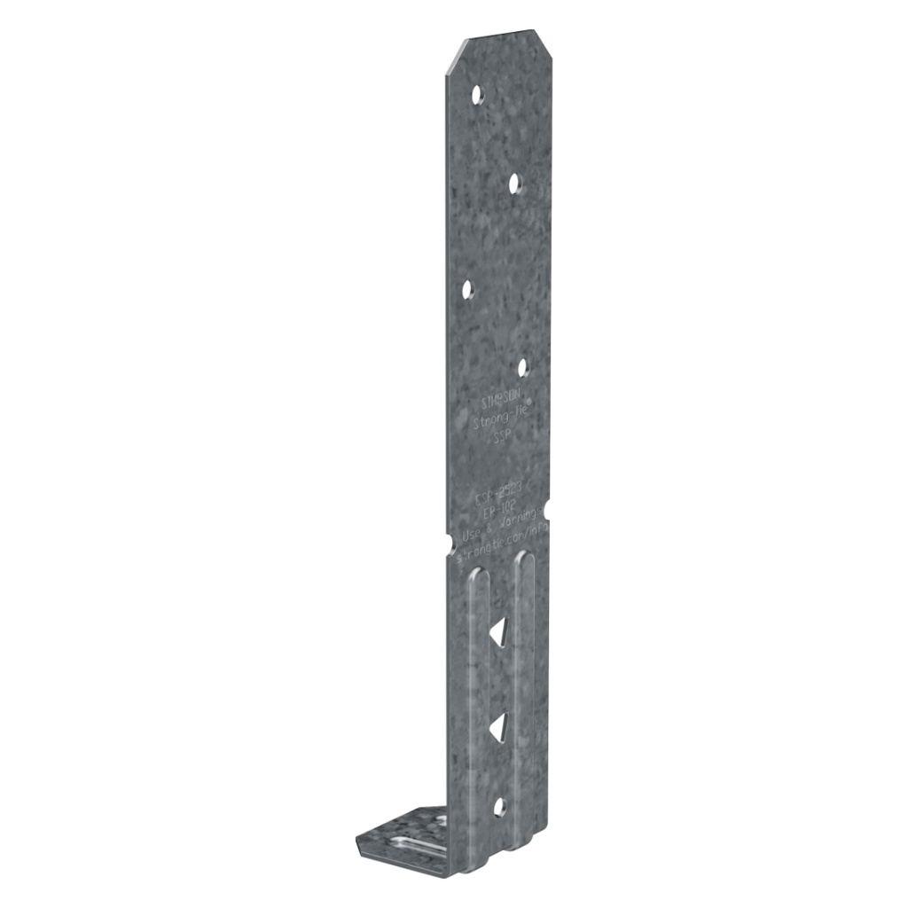 Ssp 18-Gauge Galvanized Single Stud Plate Ssp