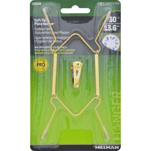 Hillman AnchorWire 5-1/2 in. to 8 in. Metal Plate Hanger 1 Pack