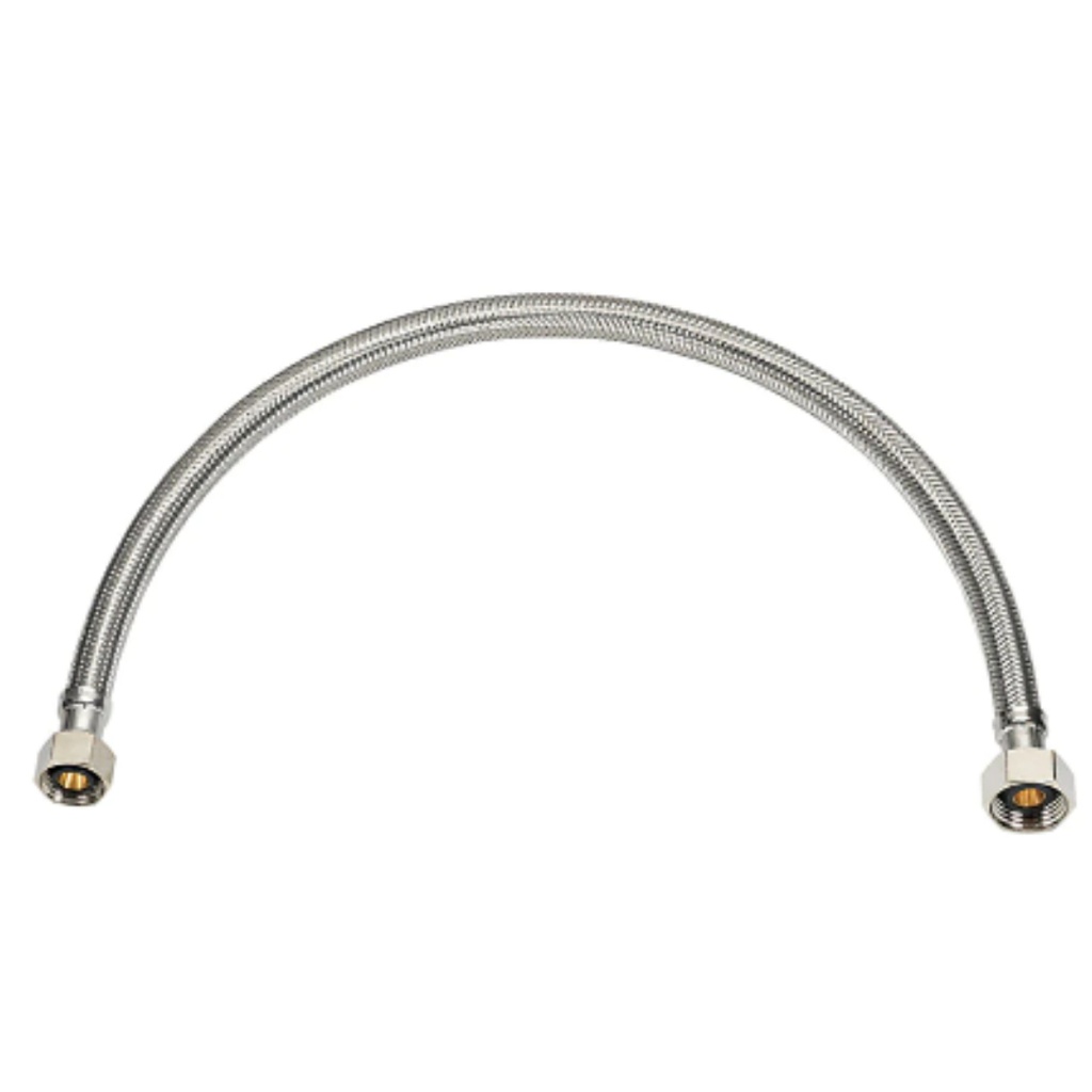 Ace 1/2 in. Compression X 1/2 in. Dia. FIP Stainless Steel Faucet Supply Line 16 in.