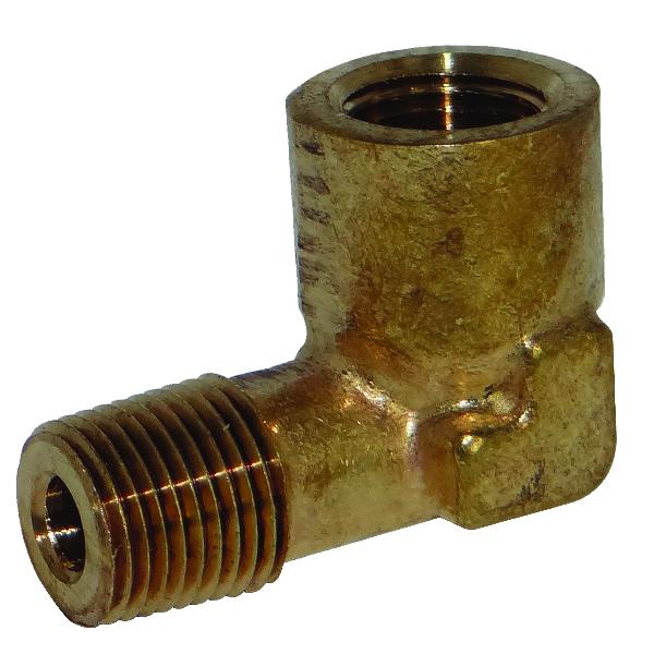 1/8 in. FPT X 1/8 in. D MPT Brass 90 Degree Street Elbow