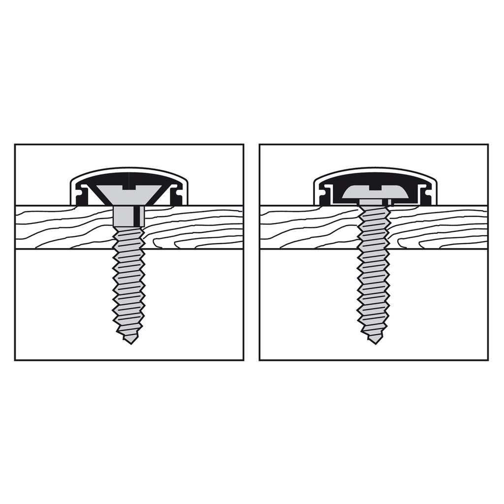 HAFELE CUBRE FALTA TORN. IVORY