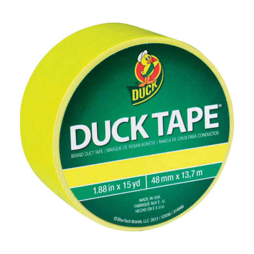 [4172201] Duck 1.88 in. W X 15 Yd L Yellow Solid Duct Tape