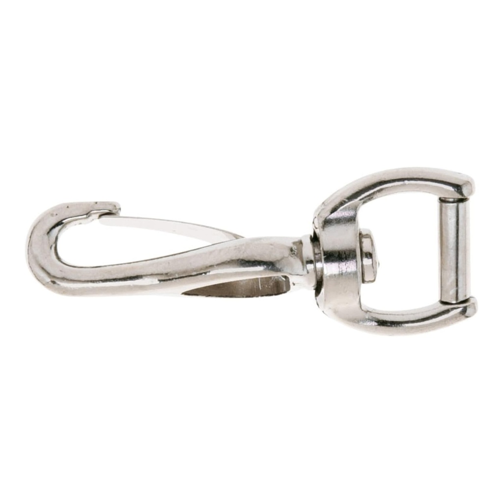 Campbell Chain 5/8 in. Dia. X 2-5/8 in. L Nickel-Plated Zinc Spring Snap 30 Lb.