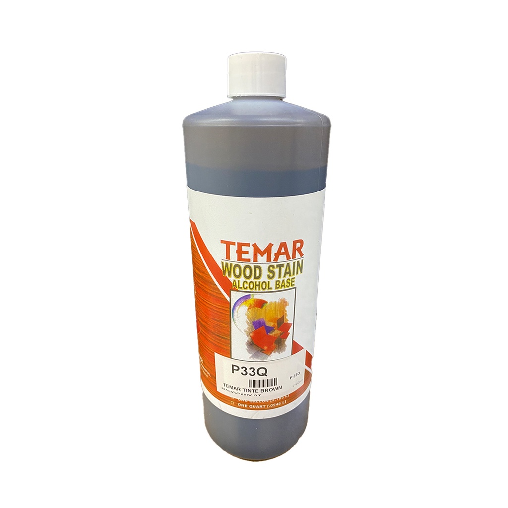 TEMAR INT. STAIN BWN MAHOGANY QT