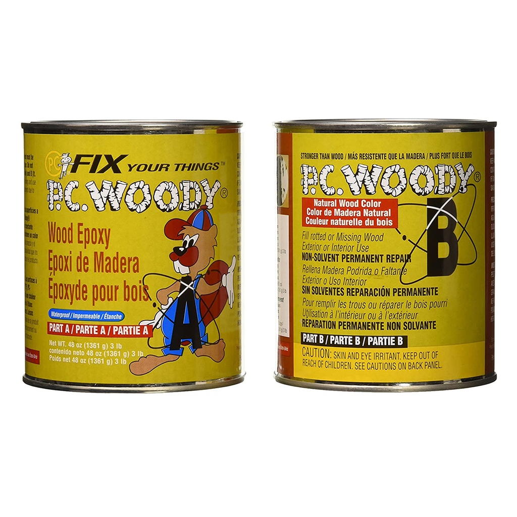 48 OZ WOOD EPOXY PASTE.
