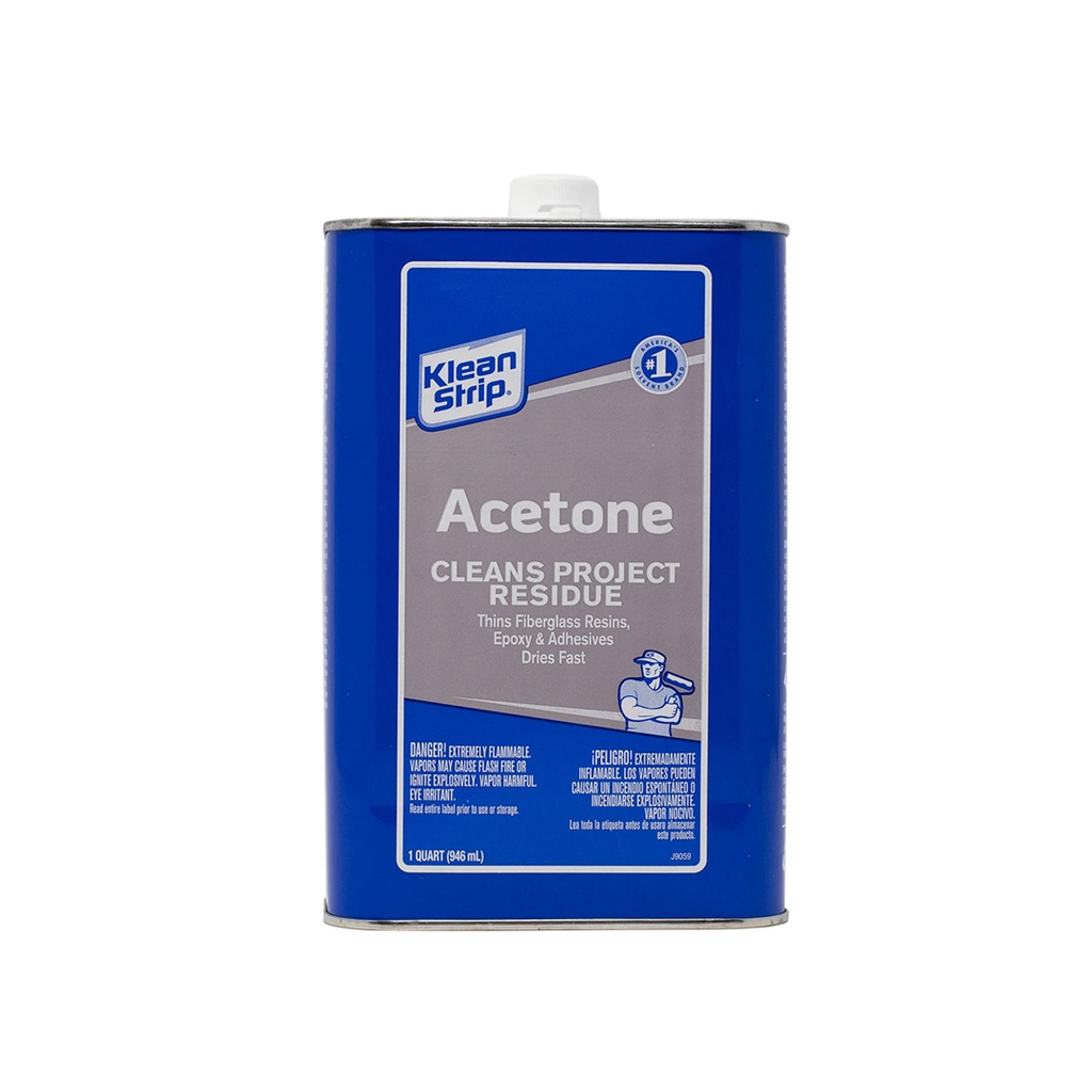 Klean Strip Acetone Solvent 1 Qt
