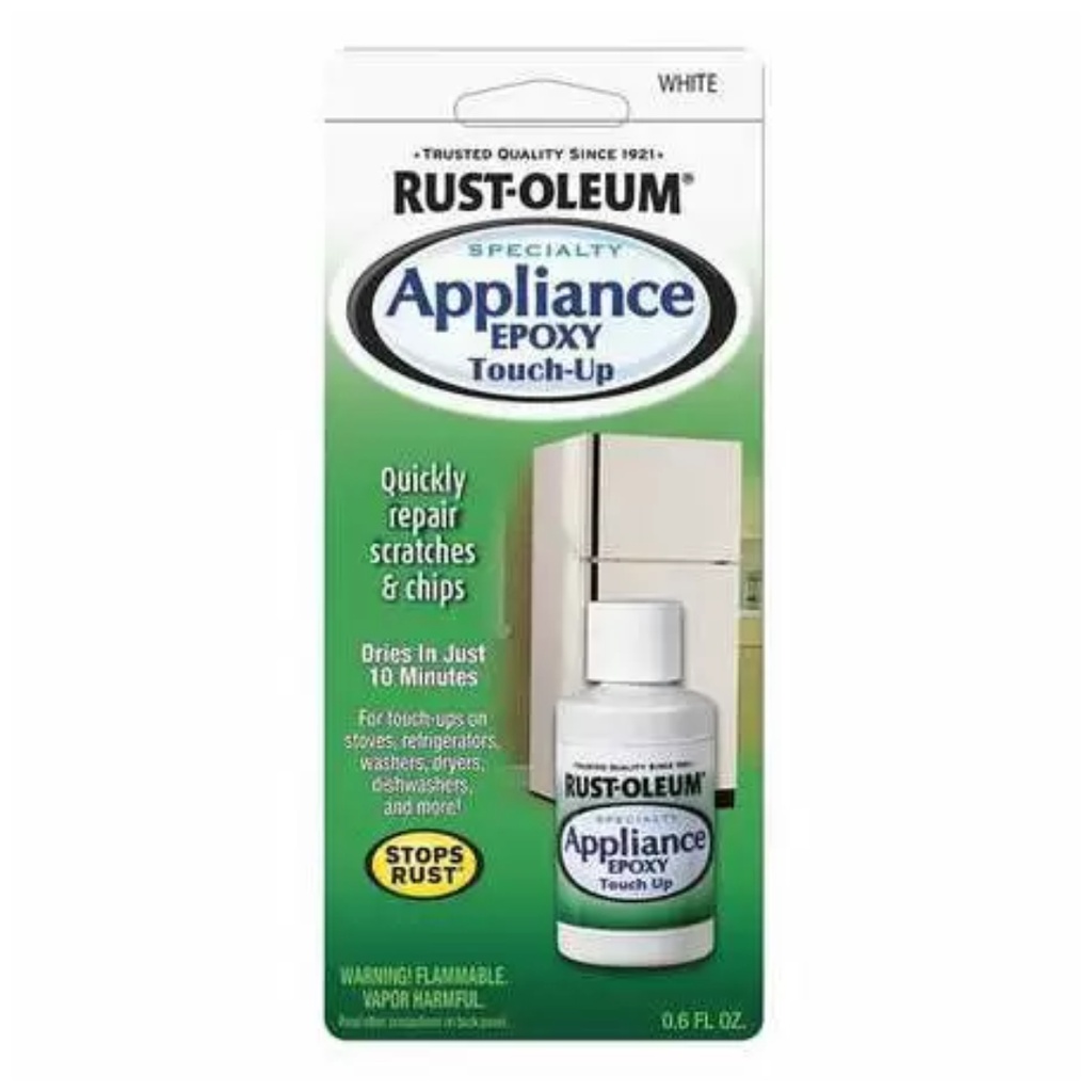 [1805183] Rust-Oleum 0.6oz Gloss White Appliance Epoxy Touch Gloss White