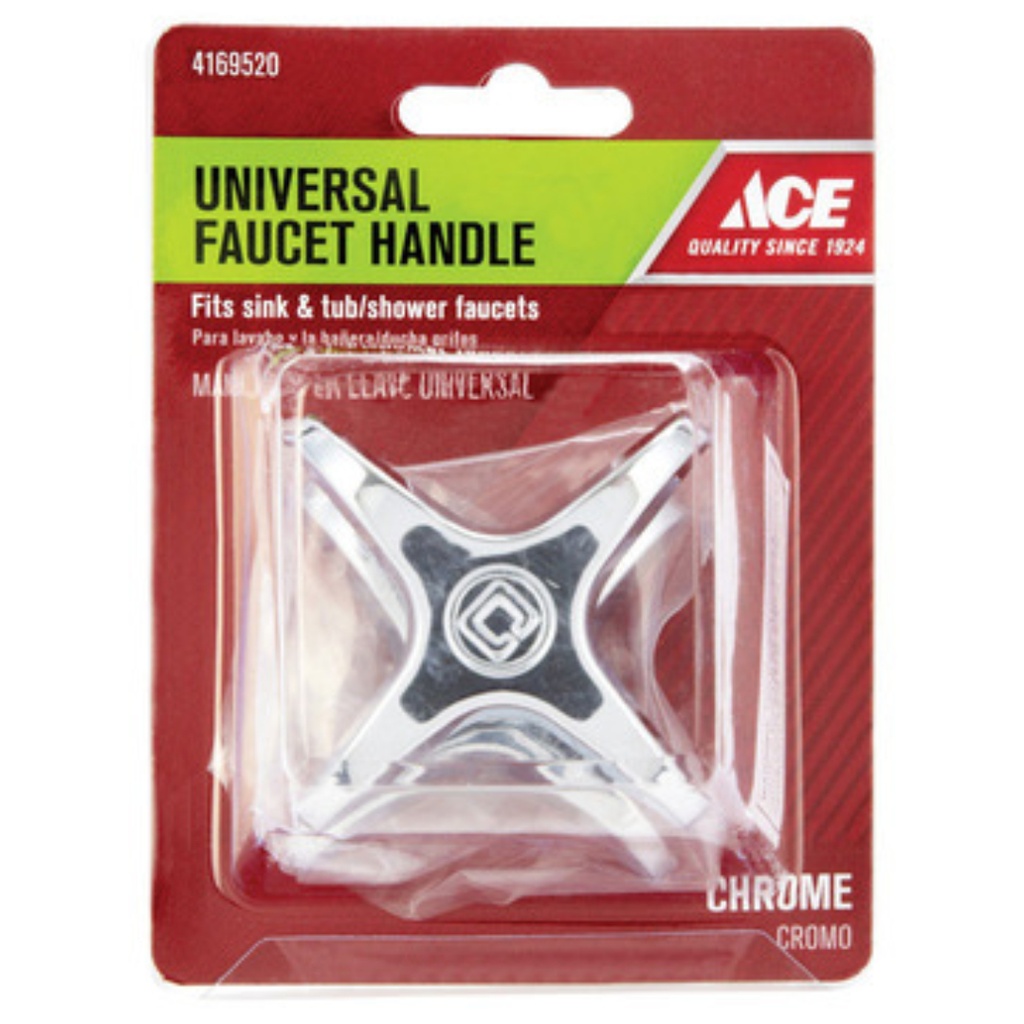 Ace for Universal Chrome Sink and Tub and Shower Faucet Handles