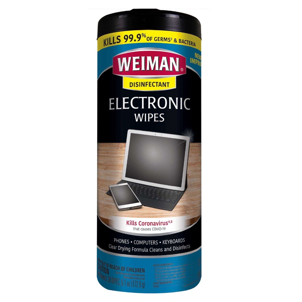 [1309301] Weiman Products LLC Electronic Media Wipes 93 Unit: EACH