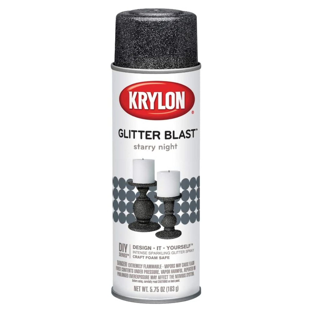 [1487271] Krylon Glitter Blast Starry Night Spray  Paint 5.75 Oz