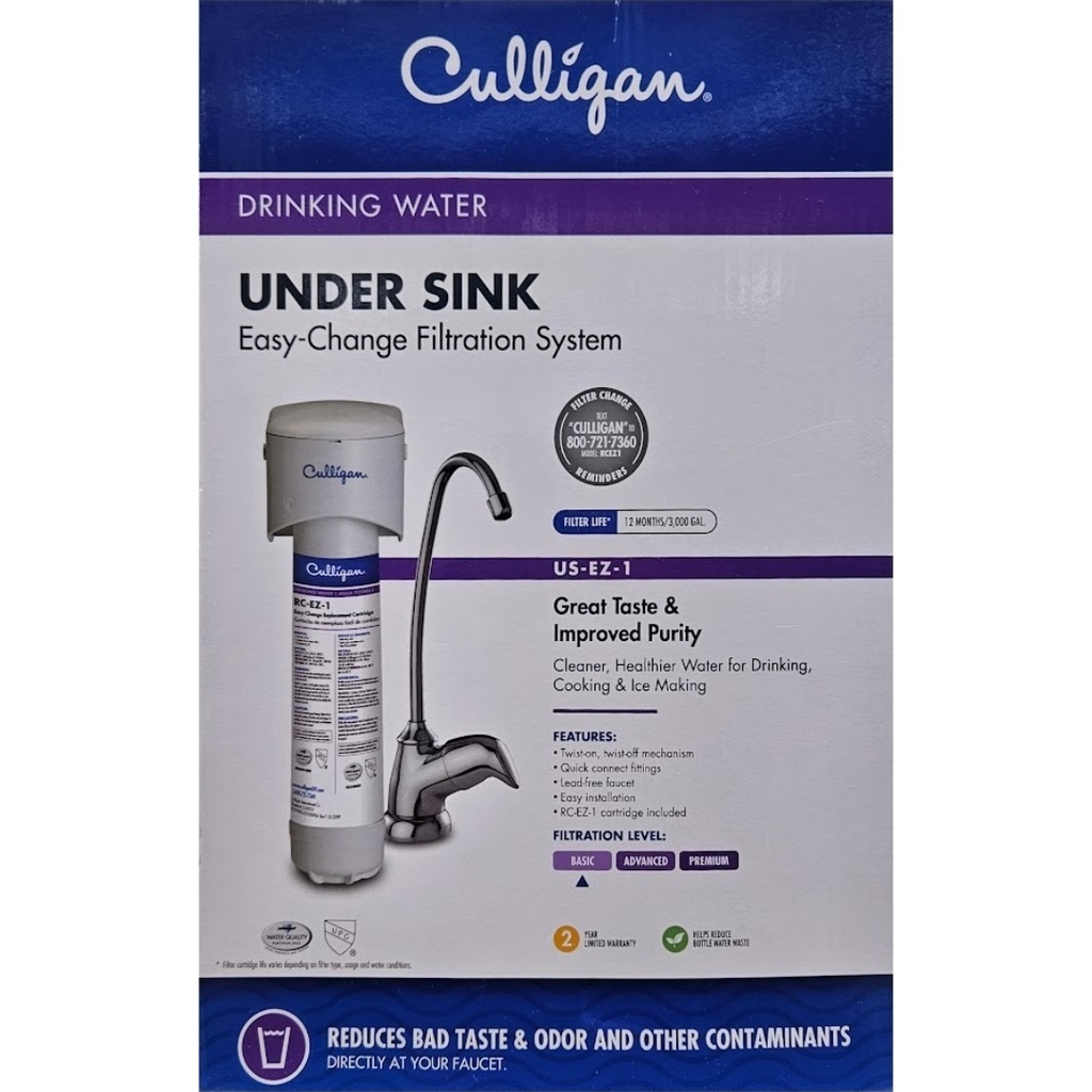 Culligan US-EZ-1 Culligan Under Sink Water Filter System