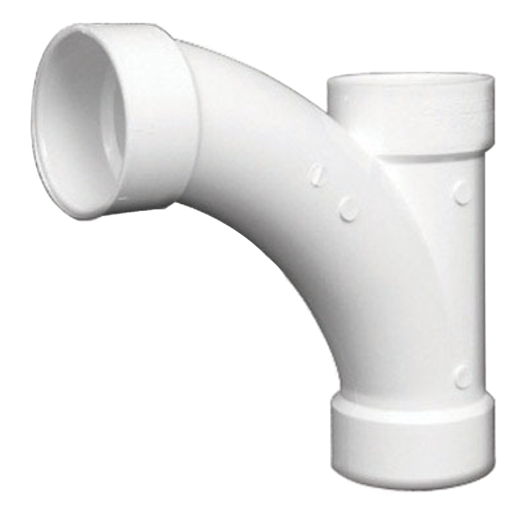 TEE PVC BOSTON RED. 3X3X2