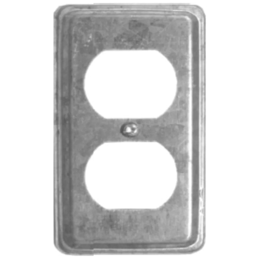 [508196] TAPA RECEPT. DBL. 2X4 METAL