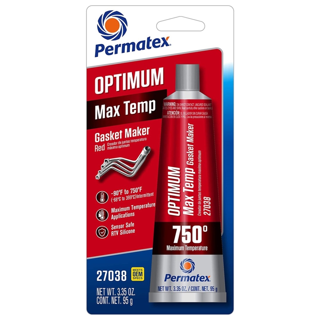Permatex Optimum Type-1 High Temperature Gasket Maker 3.35 Oz 1 Pk