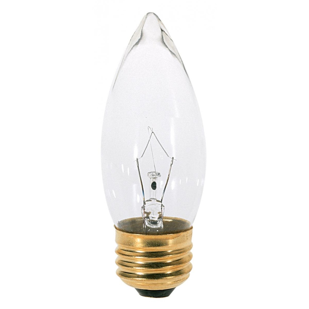 BOMB. SATCO 40W ORPEDO STD CLEAR