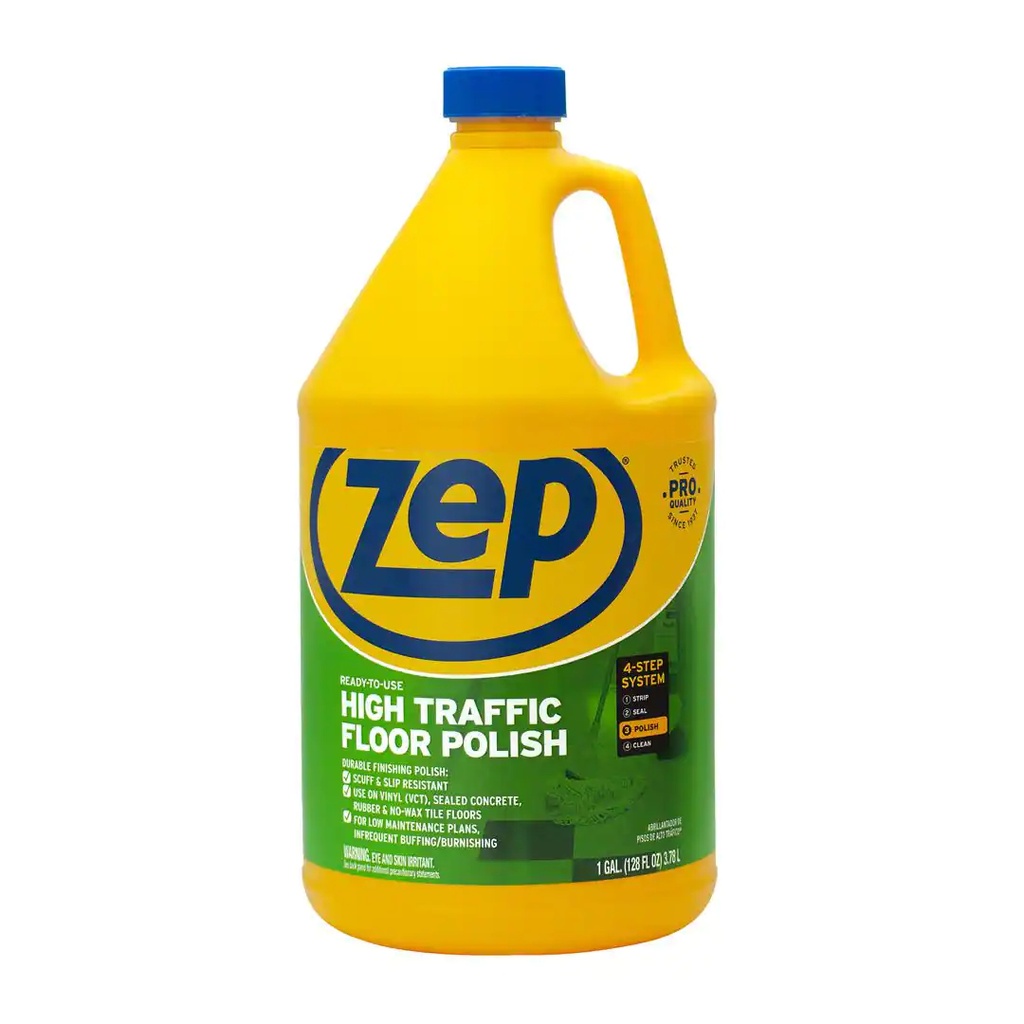 Zep High Traffic Floor Polish 1 Gal Bottle 1044999