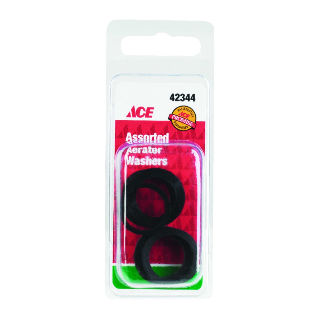 Ace Assorted in. D Rubber Faucet Aerator Washer 5 Pk