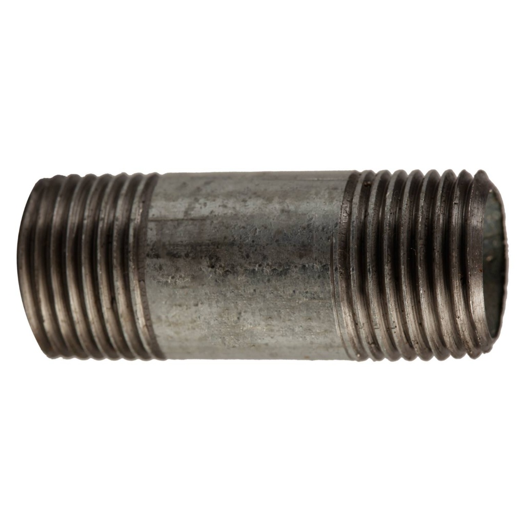 STZ Industries 1/2 in. MIP Each X 1/2 in. D MIP Black Steel 3-1/2 in. L Nipple