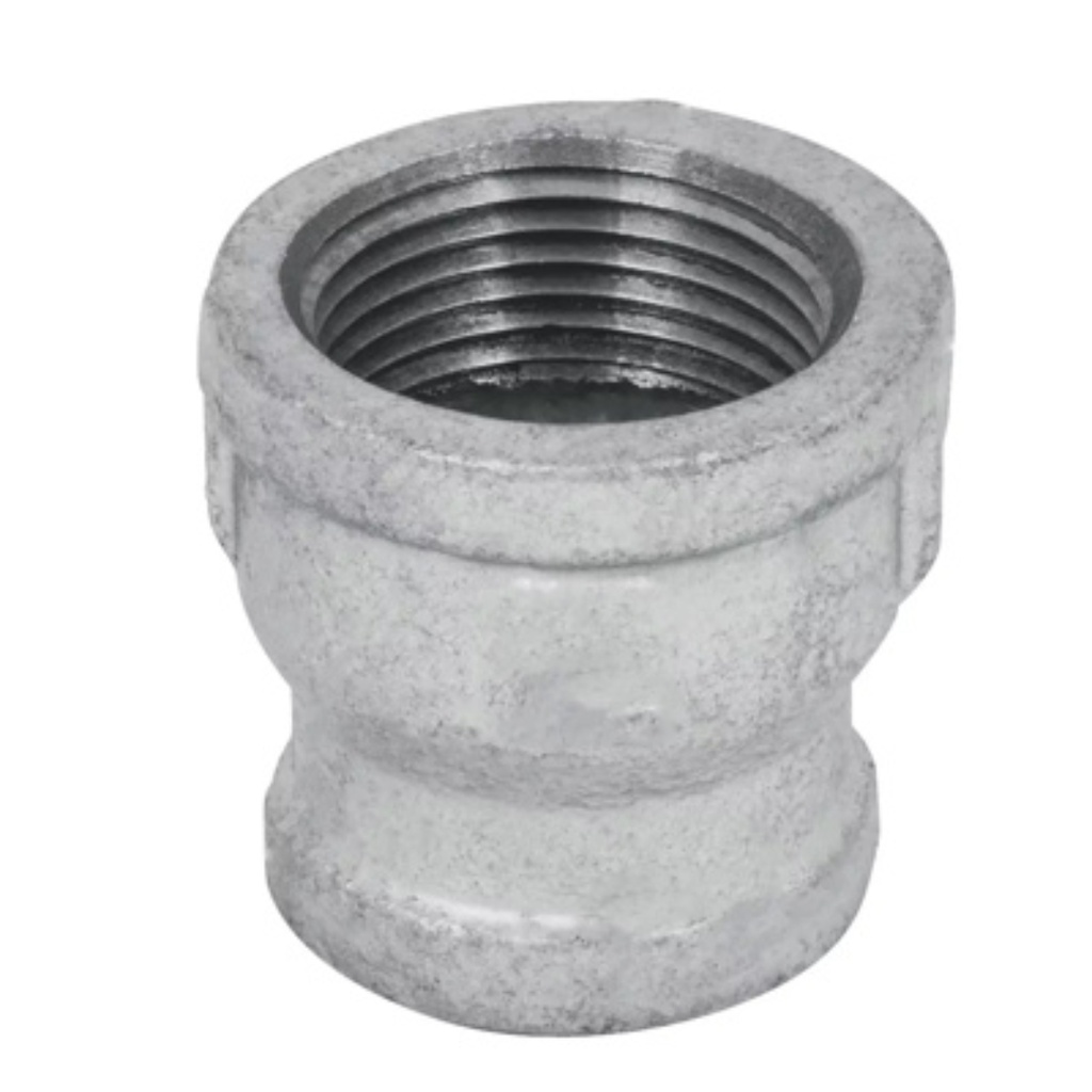 STZ Industries 1-1/4 in. MIP Each X 1/2 in. D FIP Galvanized Malleable Iron Hex Bushing