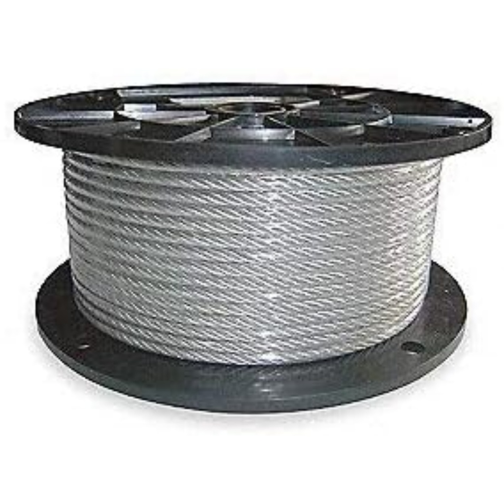 Apex Tools Group 7000426 250 Ft. Reel 0.12 in. 7 X 7 Stainless Steel Cable