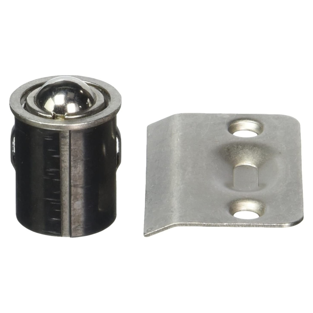 Ultra Hardware Satin Nickel Closet Door Ball Catch 61761