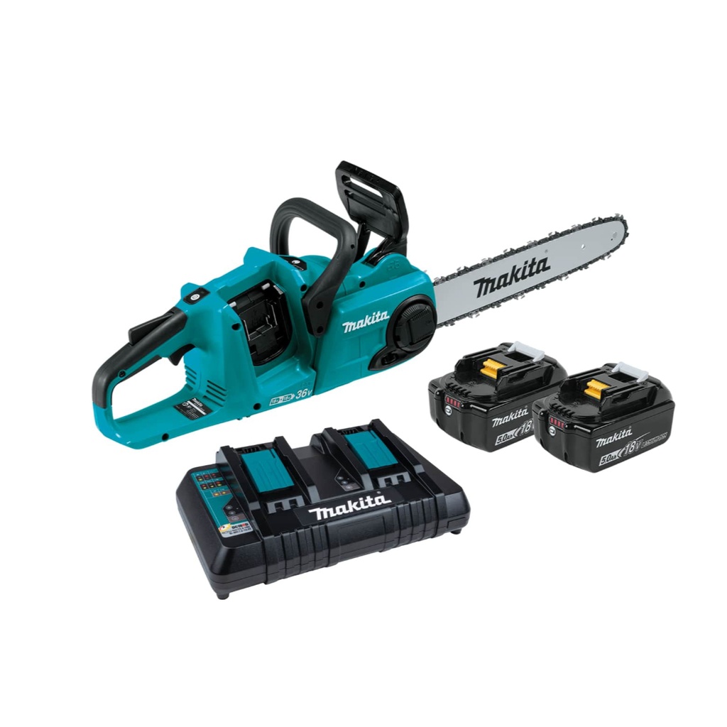LXT 14 in. 18V X2 (36V) Lithium-Ion Brushless Battery Chain Saw Kit with Four 5.0 Ah Batteries and Charger