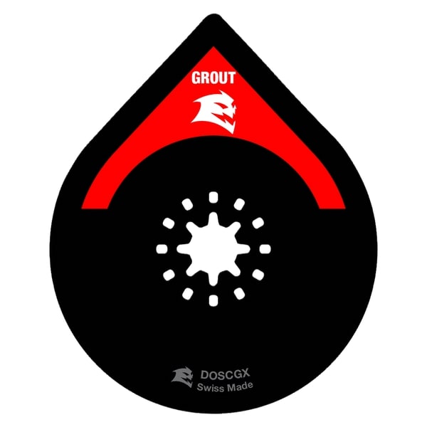 Diablo Starlock 2-3/4 in. W Carbide Grit Oscillating Sanding Blade Grout and Mortar 1 Pk