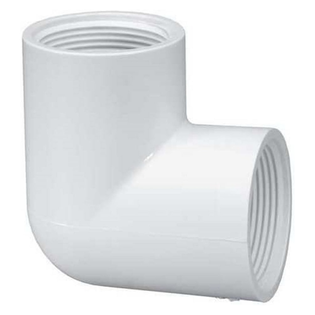 Charlotte Pipe Schedule 40 1/2 in. FPT X 1/2 in. Dia. FPT PVC Elbow (Pack of 25)