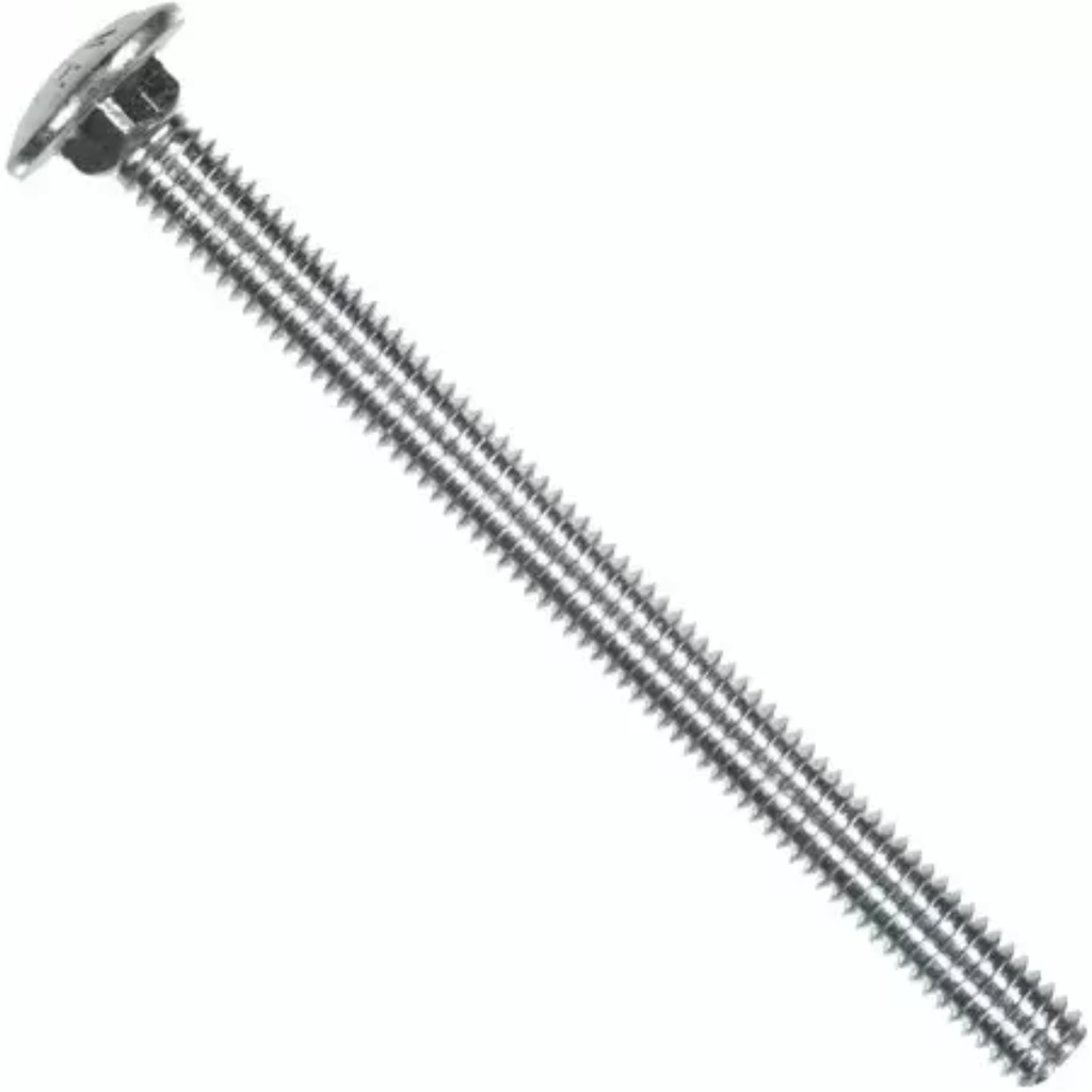 HILLMAN 1/2 in. X 6 in. L Zinc-Plated Steel Carriage Bolt 25 Pk