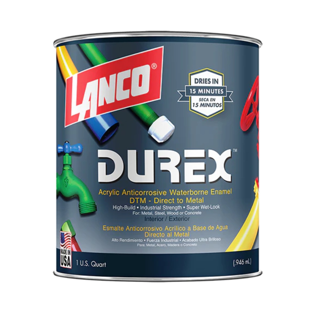 [DE9735] LANCO DUREX WHT GALV. PRIMER QT