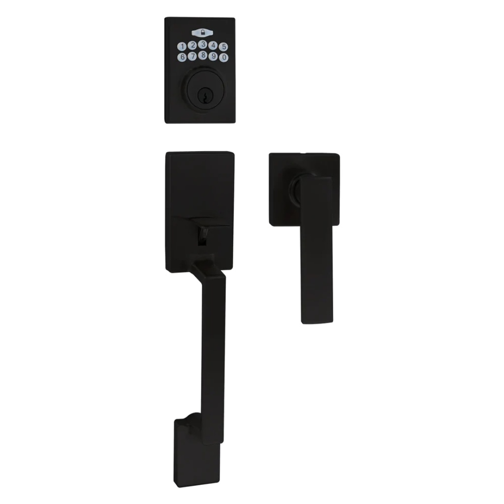 Toledo Lugo Electronic Handlesets in Iron Black