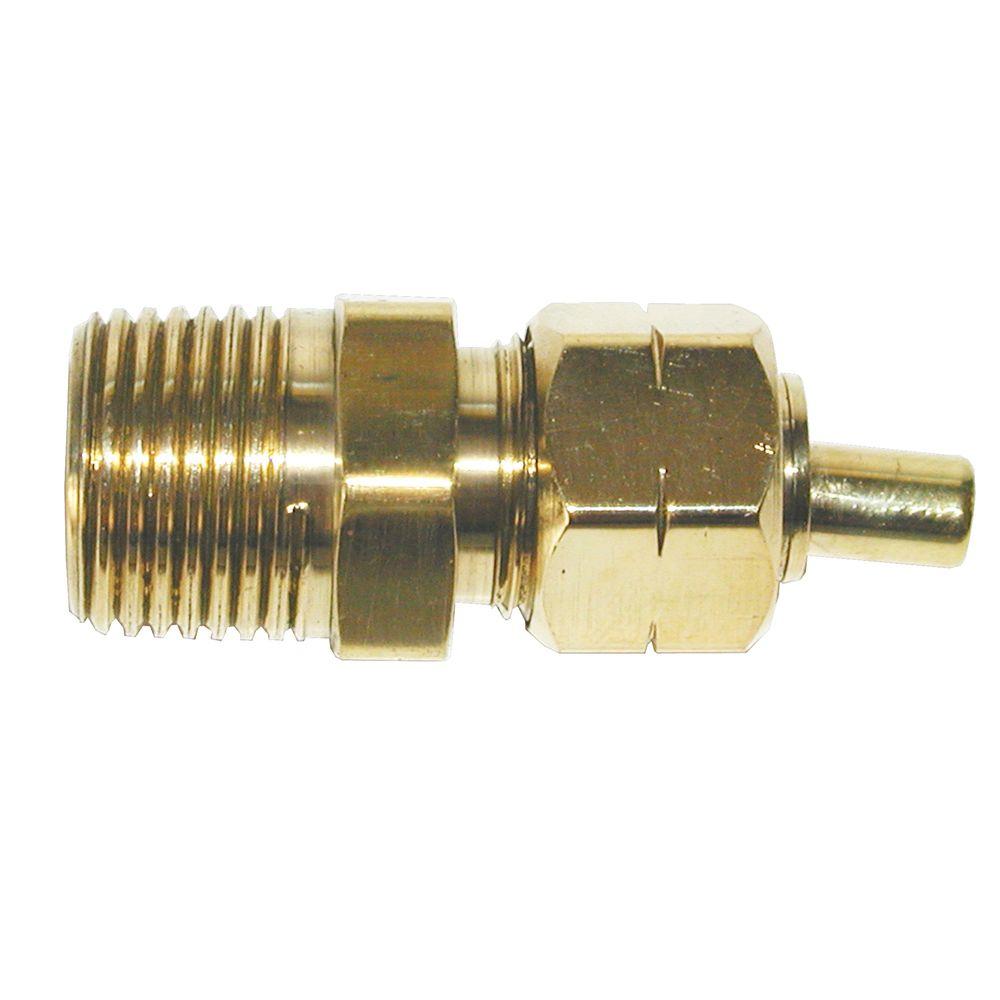 Company 3/8 in. Compression X 3/8 in. D Male Brass Connector