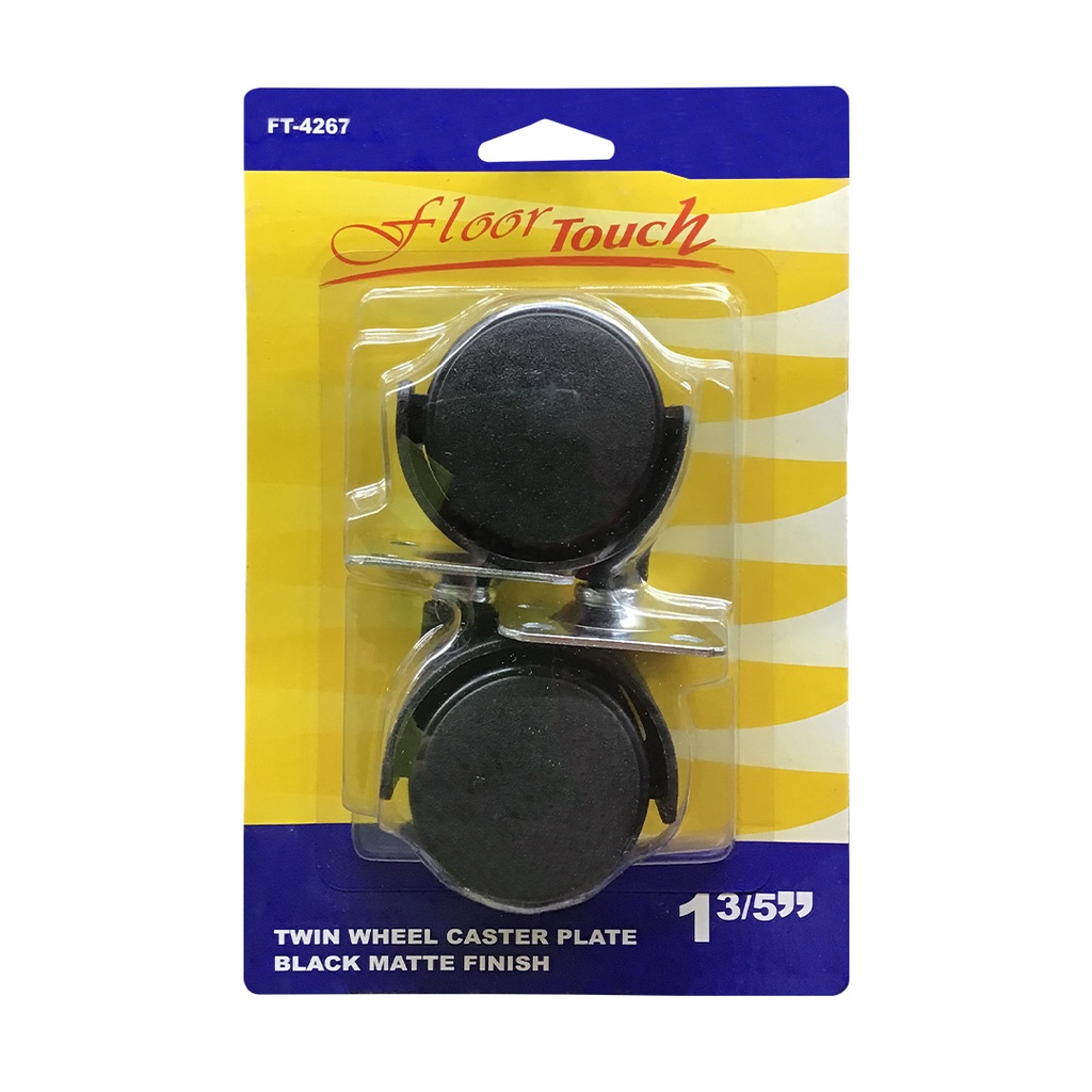 WHEEL CASTER PLATE 1-3/5"