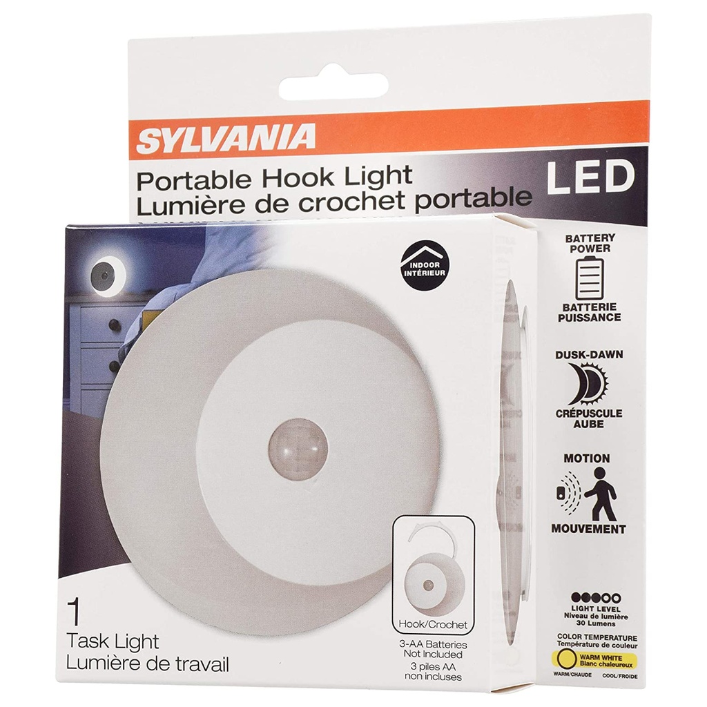 PORTABLE HOOK LIGHT ROUND