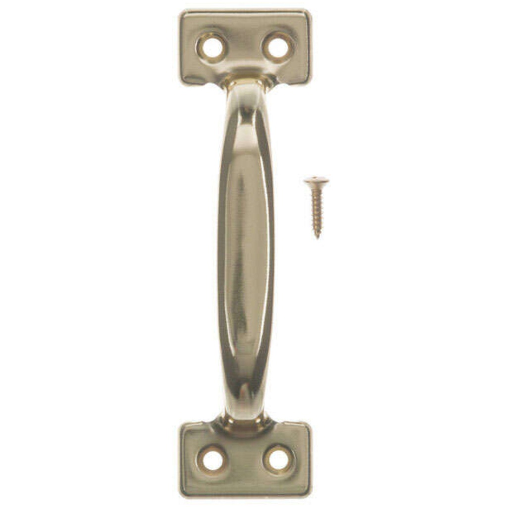 [5293451] [Case of 5] 5.5 in. L Bright Brass Gold Steel Utility Pull