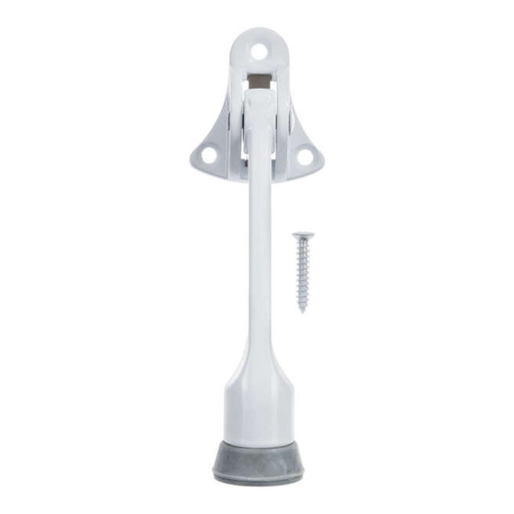 [5295050] Ace Metal Kick-Down Door Holder 4 in. L White