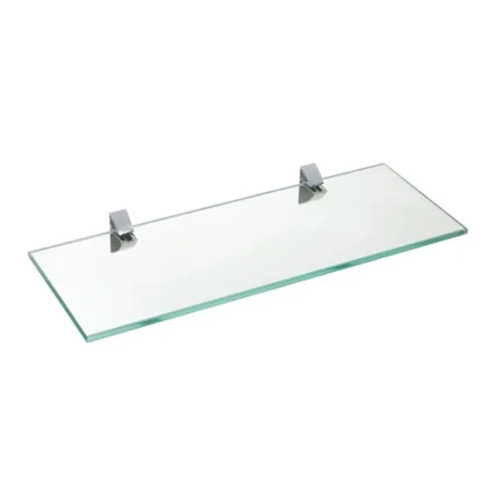 GLASS SHELF CHROME BRACKET.8X24"