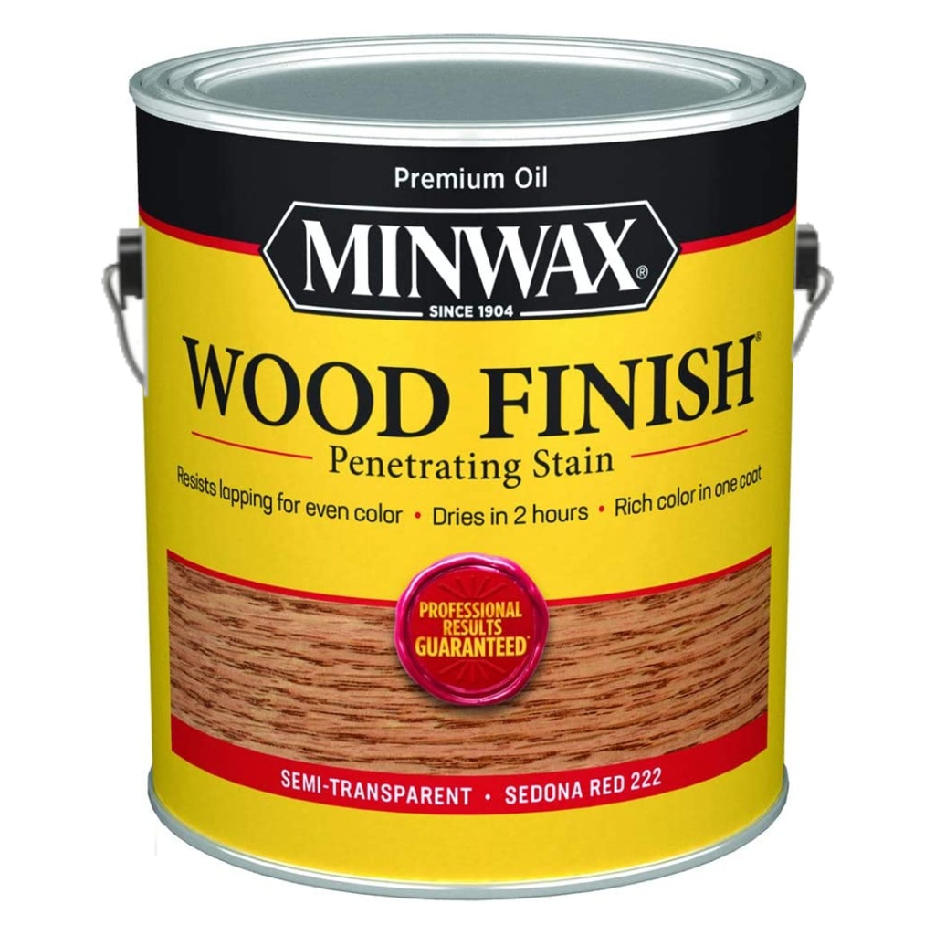 Wood Stain,1 Gal,Sedona Red